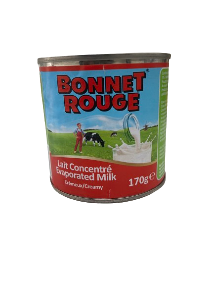 Bonnet rouge - Lait concentré non sucré (170 g)